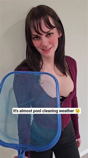 It's almost time to start pool cleaning again 😁