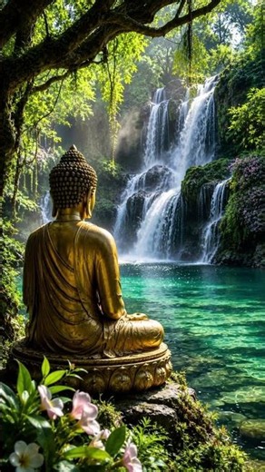 🌿 Zen Waterfall Sanctuary 🌿Reiki Healing Music for Deep Relaxation & Meditation
