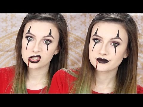 Creepy Clown Makeup Tutorial [EASY] Halloween