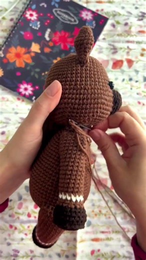 Handsome horse boy crocheting process #crochetanimal #crochetamigurumi #crochetgift