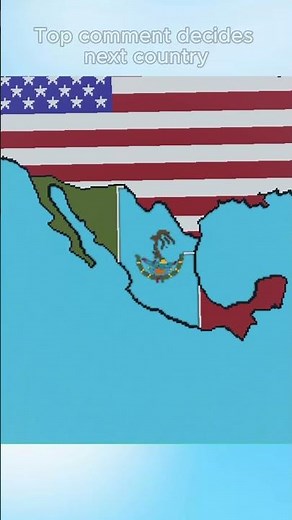 Small scale Mexico #minecraft #geography #geomapping #mexico