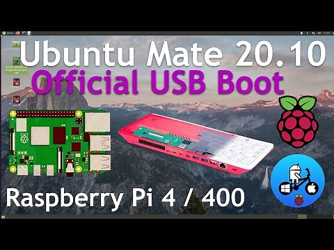 Great 64bit OS Raspberry Pi 4 & 400. Ubuntu Mate 20.10. SSD install, USB boot. Raspberry Pi Imager.