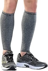 Zensah Running Leg Compression Sleeves - Shin Splint, Calf Compression Sleeve Men and Women