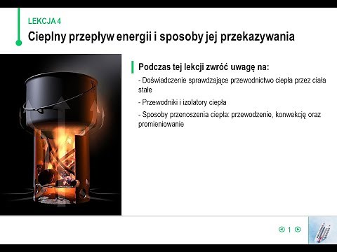 Fizyka - klasa 8 - Cieplny przepływ energii i sposoby jej przekazywania