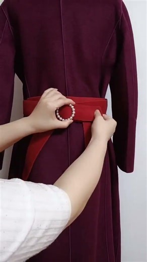 How to Tie a Bow Knot ✨ Belt Tie Tutorial #shorts