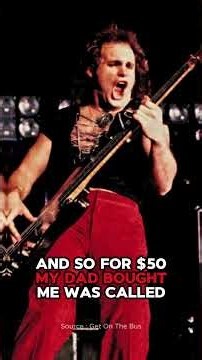 Michael Anthony's First Bass Guitar That Van Halen Never Mentioned⁉️#shorts