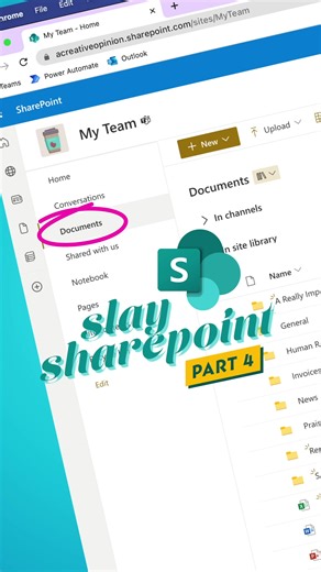 🫤 WTF is a Document Library? ❌STOP❌ storing all your files in the default document library. Reserve this document library to store files from your Team Channels. Think of SharePoint as a file room —a document library is a filing cabinet in that room 🗄️. Use document libraries to organize and manage different types of documents and control the permissions on your site! #sharepointonline #worksmarternotharder #sharepoint #microsoftsharepoint #msoffice #microsoft365 #microsoftteams101 #organized
