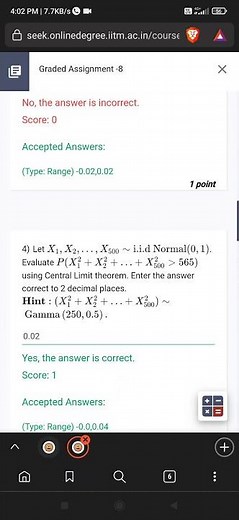 iitm stats 2 Graded Assignment Week 8 solutions