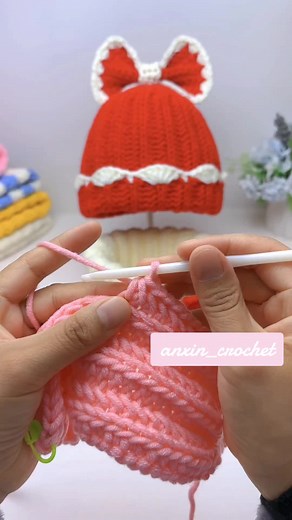 Step-by-Step Crochet Hat Stitch Tutorial | Anxin Crochet