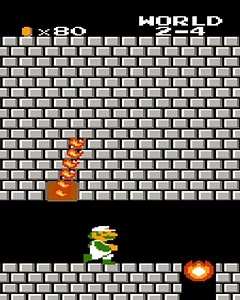 Luigi Rescue World 2-4! Super Mario Bros Gameplay #nintendo #mario