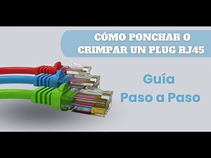 ¡Aprende a Ponchar un Plug RJ45 como un Profesional! | Guía Paso a Paso