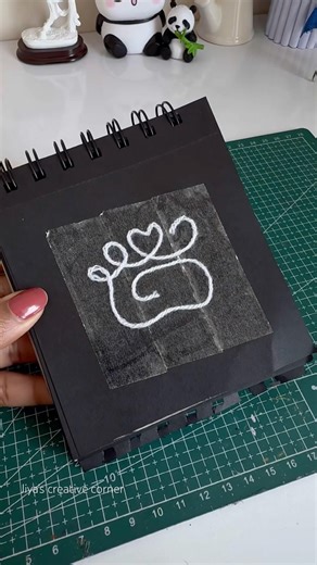 Easy pen art with wool #creativeart #woolencraft #woolenflower #craft #shorts #viralsong #craftideas