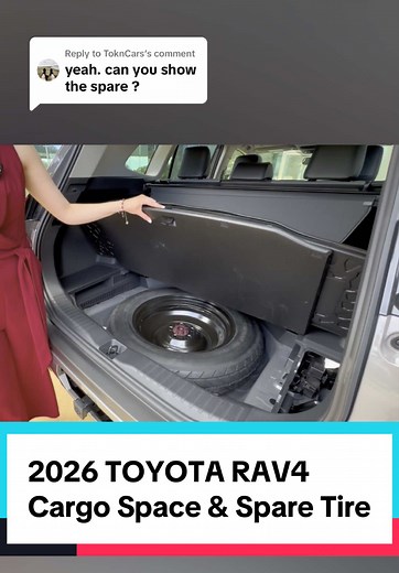 2026 Toyota RAV4 Overview: Cargo Space & Spare Tire