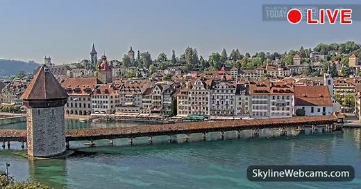 【LIVE】 Live Cam Lucerne - Switzerland | SkylineWebcams