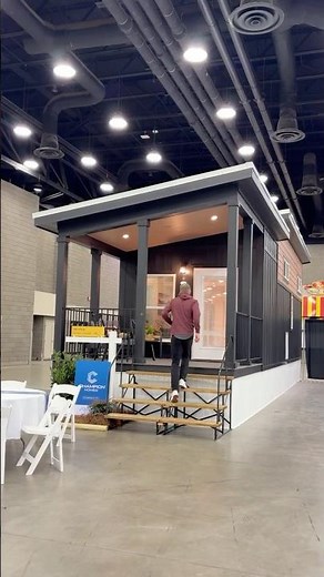 Touring the Champion Cottage Style Prefab Home with a loft #hometour