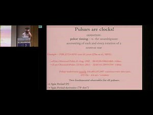 Tim Pennucci - Introduction to Pulsar Timing