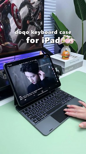 Simplify your workflow with our user-friendly keyboard tailored for iPad Air5#ipadair5 #ipadair5thgen #ipadkeyboard #ipadkeyboardcase #ipadaccessories