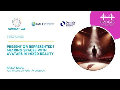 Present or represented? Sharing Spaces with Avatars in Mixed Reality - Katja Krug