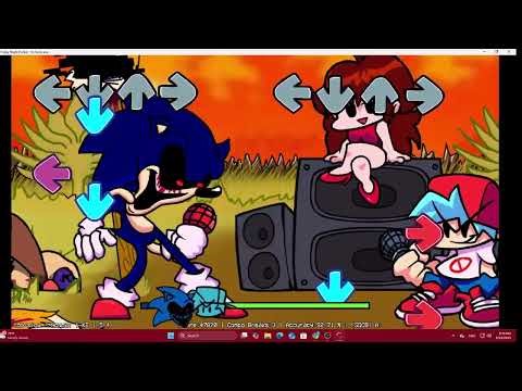 fnf vs sonic .exe gameplay normal mode 4 misses