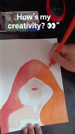Simple Folk Art Drawing 💕 | Beginner Friendly 🎨 #art #drawing #painting #lifeisbutadream #artlovers