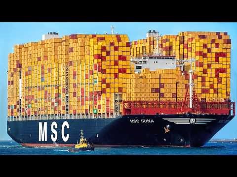 Inside the World’s Largest Container Ship Ever Built
