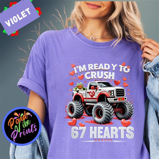 Funny Frog Valentine Shirt I'm Ready to Crush 67 Hearts, Cute Frog Love Gift Graphic Tee - Etsy