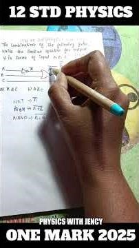 12 std Physics 2025 | Public Q/A series 2 | 1 Mark | #physics #tn12th #pyqsolutions #pyq