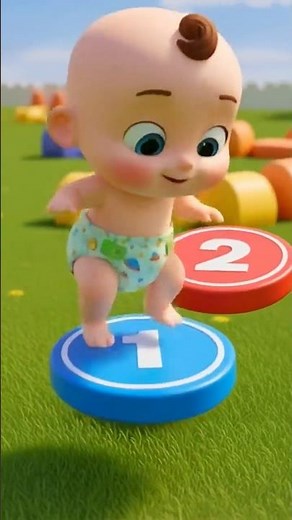 Number Song | Learn Numbers 1 to 4 | Nursery Rhymes & Kids Songs #shorts #childrensongs #babysongs