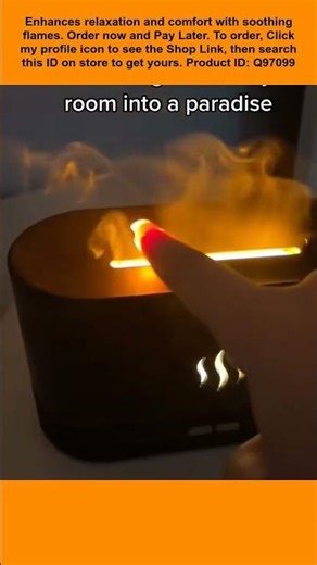 A special lighted diffuser that lets you smell yummy aromas. It has a tiny flame effect and mak...