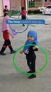 14K views · 99 reactions | Mastered the smile, not the spin. #AdorableFail #HulaHoopFails #CutestFail | Poke My Heart | Facebook