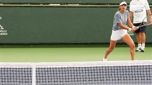 Emma Raducanu - Forehand Backhand Serve [4K Slow Motion]