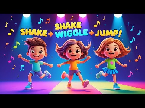 Shake, Wiggle, Jump! 🕺🌀 | Fun Movement Song for Kids