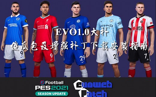 pes2021自制evo大补增强美化包下载安装指南