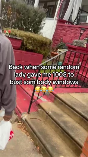 Lady Gives $100 for Window Busting