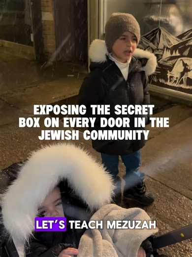 What are the boxes on Jewish doors? Super proud of Mendel, this was not practiced. He asked to make a video for That Jewish Family and suggested Mezuzah, he did so well ❤️❤️❤️❤️ Putting a Mezuzah on our doorstep is a sign of protection. Shema prayer which is written inside is the holiest prayer in Jewish tradition. This is not to say that if you don’t have one, you are not protected God forbid, but it is like a helmet. It is an extra protect protection and barrier for your home and a way to brin