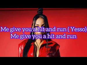 Shenseea Ft Masicka, Di Genius - HIT AND RUN ( Lyrics )