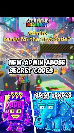 New Limited Secret Codes ⚡🔥 #fortnite#shorts #stealabrainrot #codes #codes