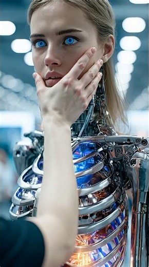 What happens if you remove an android’s head? 😳 #android #humanoid #futuristic