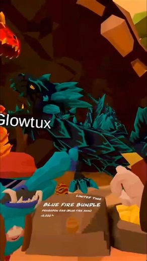 NEW BLUE DRAGON BUNDLE WITH @GlowTux #fyp #Short #ug #vr #funny #gorillatag #trend #update
