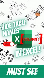 Did you know that you can hide table names in your excel formulas? 👻 📬 Don’t forget to share this post! 🗂️ Remember to save it for future reference. #microsoftambassador #excel #exceltricks #exceltips #excellearning #learnexcel #dataanalysis #dataanalytics #accountinglife #microsoftlearning #microsoftexcel | ExcelCamp