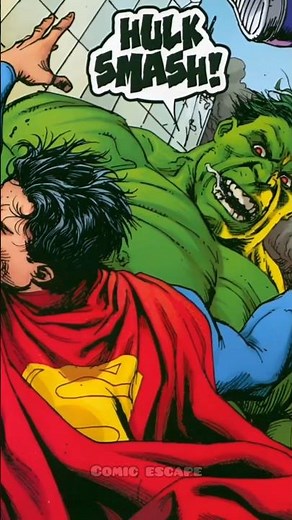 Superman Helps the Hulk Calm Down ♥️