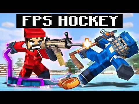 Olympic FPS Hockey in Minecraft