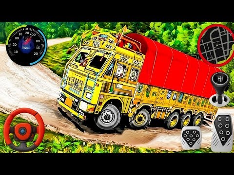 Indian Truck Driving Simulator - Offroad Transport Mountain Climb Drive - Android GamePlay