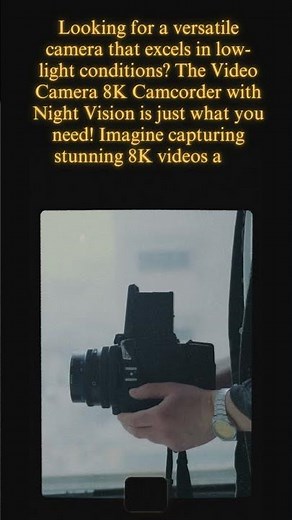 🌙🎥 8K Night Vision Camcorder – Capture Every Moment in Stunning Detail! 🔥✨