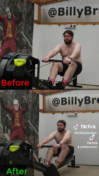 Rowing Every Day For 30 Days! Before & After Results! #weightlosstransformation #beforeandafter #beforeandafterweightloss