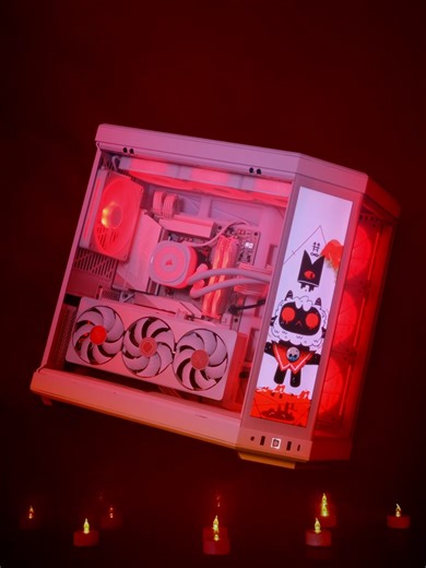 We were just filming the HYTE Y70… Now we’re apparently part of the Cult of the Lamb. 🐑💀 One second it’s a PC, the next it’s floating in red lights, candles everywhere, and the cult leader giving us the stink eye from the LED screen. Guess it heard Wool Haven is dropping and wanted a front-row seat. This rig doesn’t just game. It summons. 🔴💻 Join the Cult, get your own @hytebrand Y70 Build here: https://tinyurl.com/mu7jk62c #HyteY70 #WoolHaven #CultOfTheLamb #PCMR