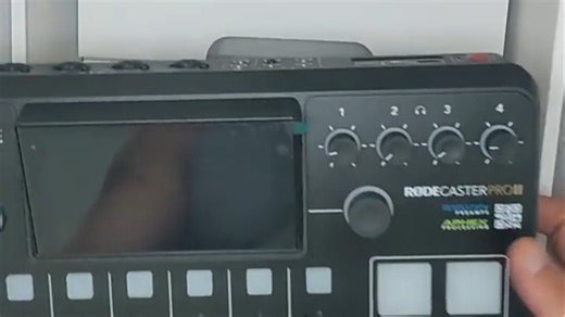 RODE罗德Caster Pro II二代M1 M2话筒音频制作工作台调音台播客直播台 搭配NTH100耳机套餐