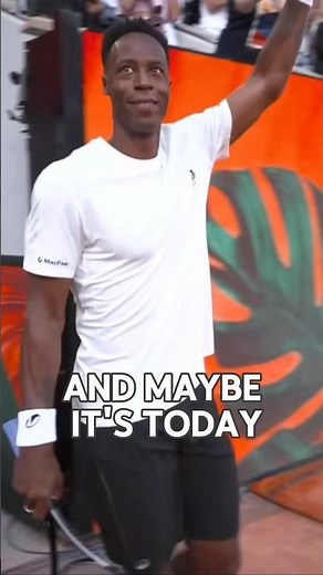 Gaël Monfils first win against Novak Djokovic 🤩 #tennis #RolandGarros #GaelMonfils