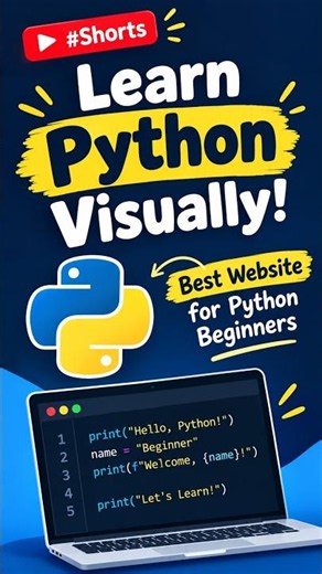 Best Website to Learn Python: Learn Python Visually | Python Basics | Coding #python #learnpython