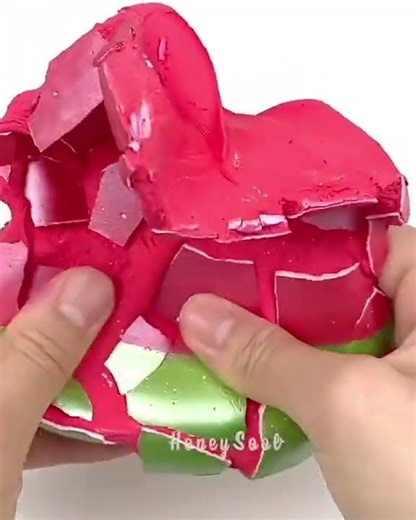 Pinch watermelon crispy soft core brick#Stress-relieving moment#Brittle soft-core brick#Kn